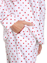 Womens Flannel Pajama Sleepwear Set