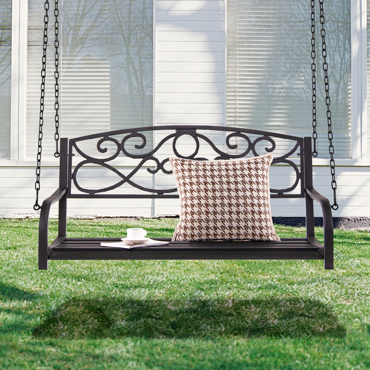 Outdoor Metal Porch Swing