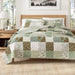 Damia Floral Patchwork Quilt Set