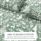 4-Piece Turkish Cotton Flannel Sheet - Lakeview Collection