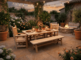 Outdoor Farmhouse Patio Table and Chairs