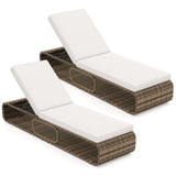Rattan Outdoor Chaise Lounge