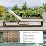 Rattan Outdoor Chaise Lounge