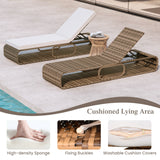 Rattan Outdoor Chaise Lounge