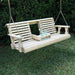 Porchgate Amish Heavy Duty Rollback Console Porch Swing