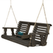 Porchgate Amish Heavy Duty Rollback Console Porch Swing