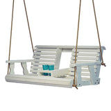Porchgate Amish Heavy Duty Rollback Console Porch Swing