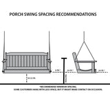 Amish Casual Roll Back Porch Swing