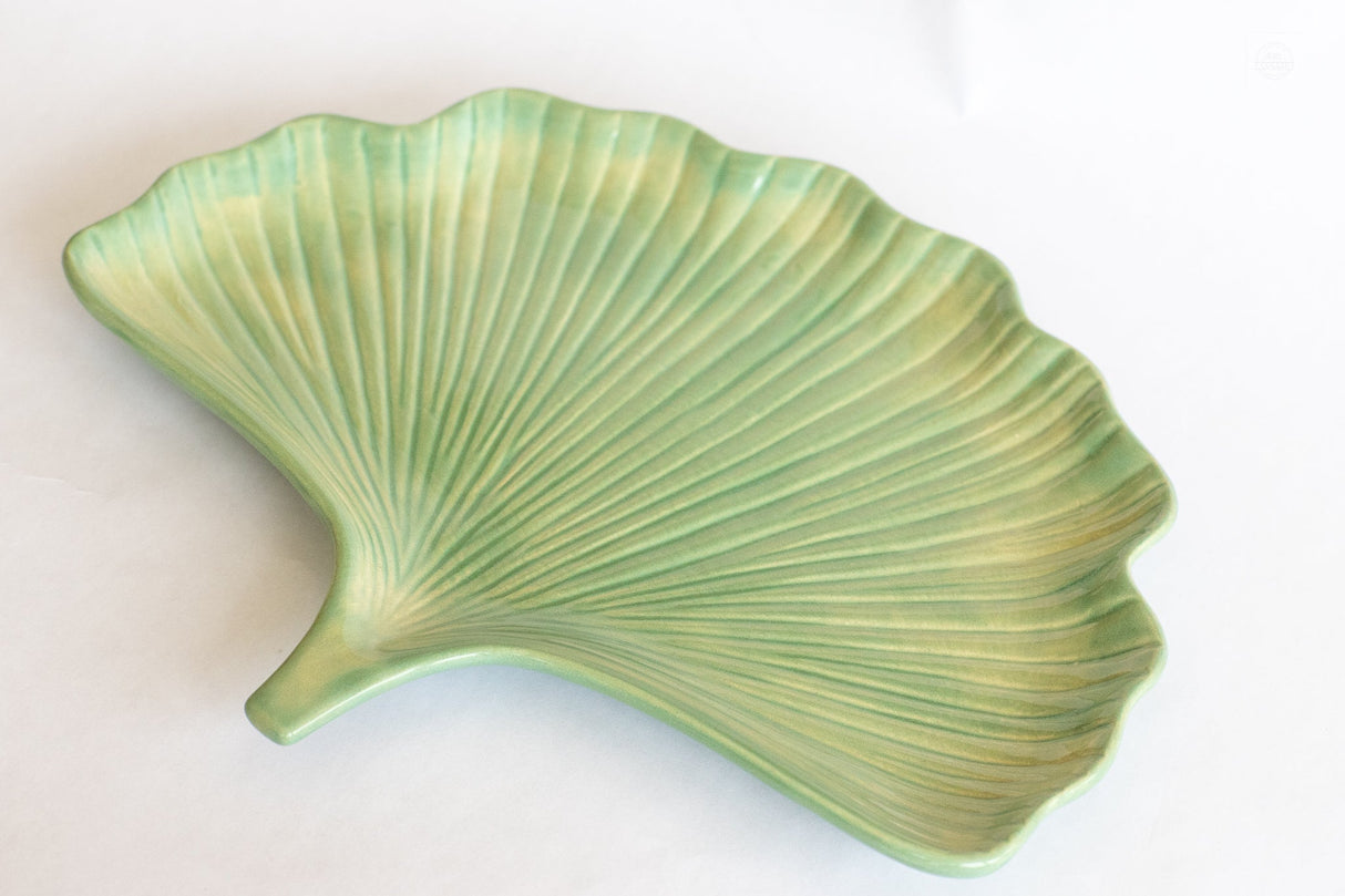 Ceramic Ginkgo Leaf Tray