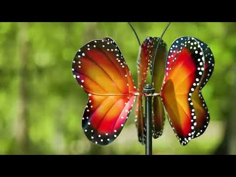 windページ Butterfly Wings In the Wind Wind Spinner 65