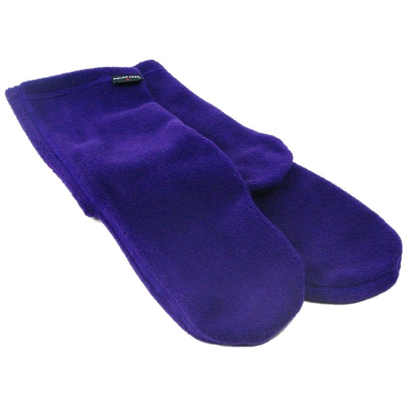 Polar Feet Fleece Socks - Purple Rain