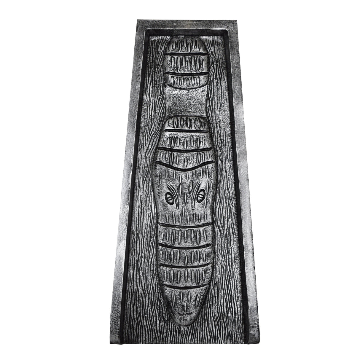 Silver Alligator 24-in Cast Aluminum Downspout Gutter Splash Block