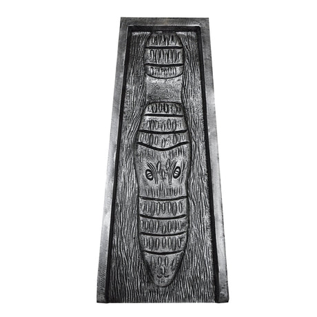 Silver Alligator 24-in Cast Aluminum Downspout Gutter Splash Block