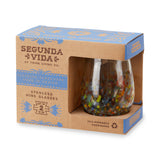 Segunda Vida Artistico Stemless Wine Glasses