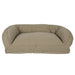 Quilted Microfiber Bolster Dog Bed