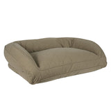 Quilted Microfiber Bolster Dog Bed