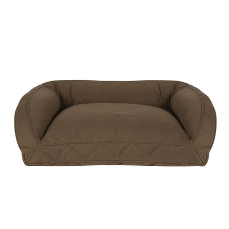 Quilted Microfiber Bolster Dog Bed