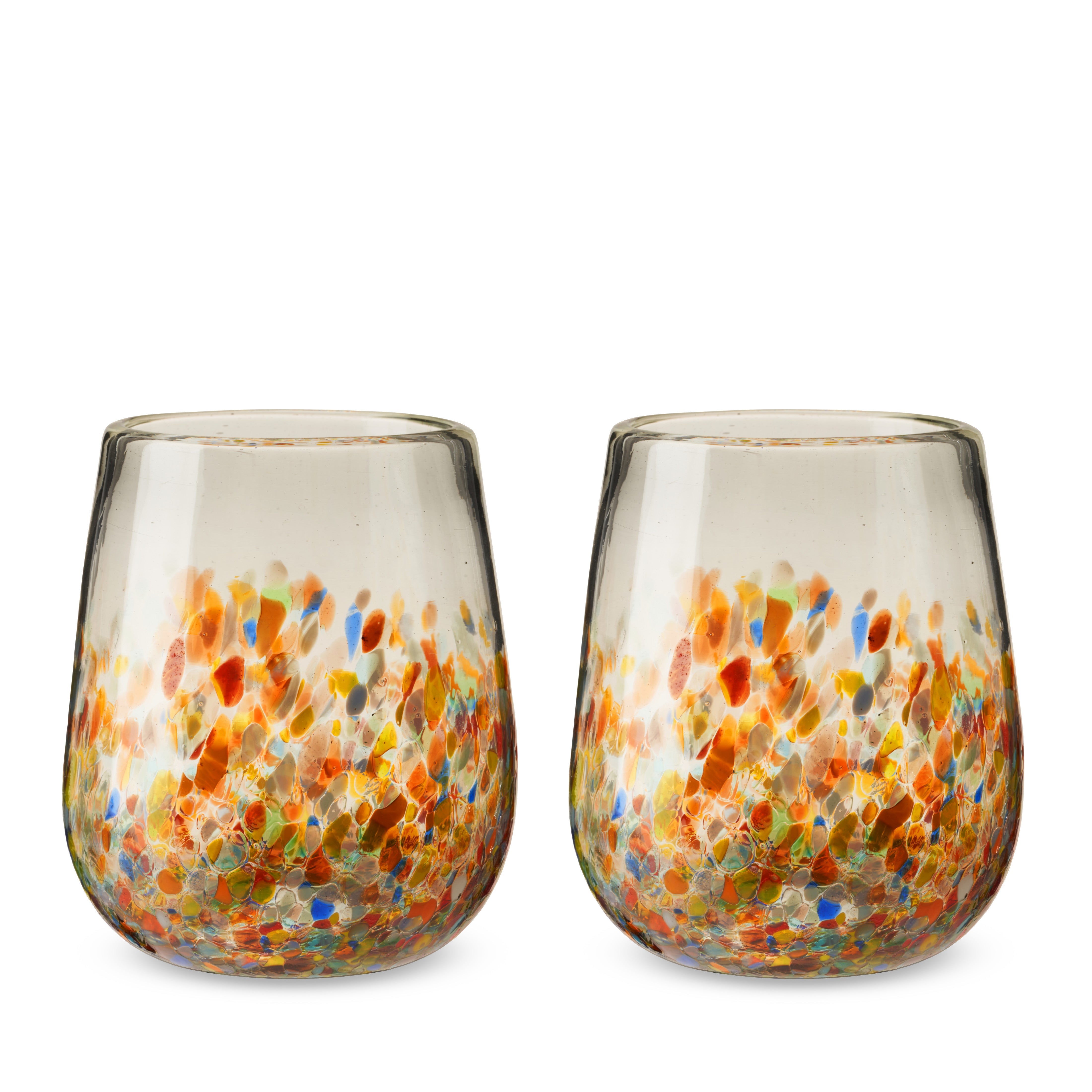 Segunda Vida Artistico Stemless Wine Glasses - Thumbnail 2