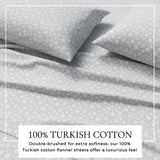 Turkish Cotton Flannel Sheet - Belle Collection