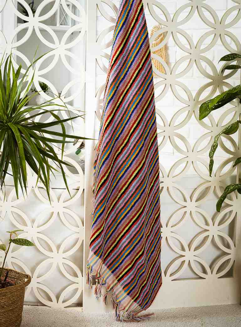 Striped Bath Towel