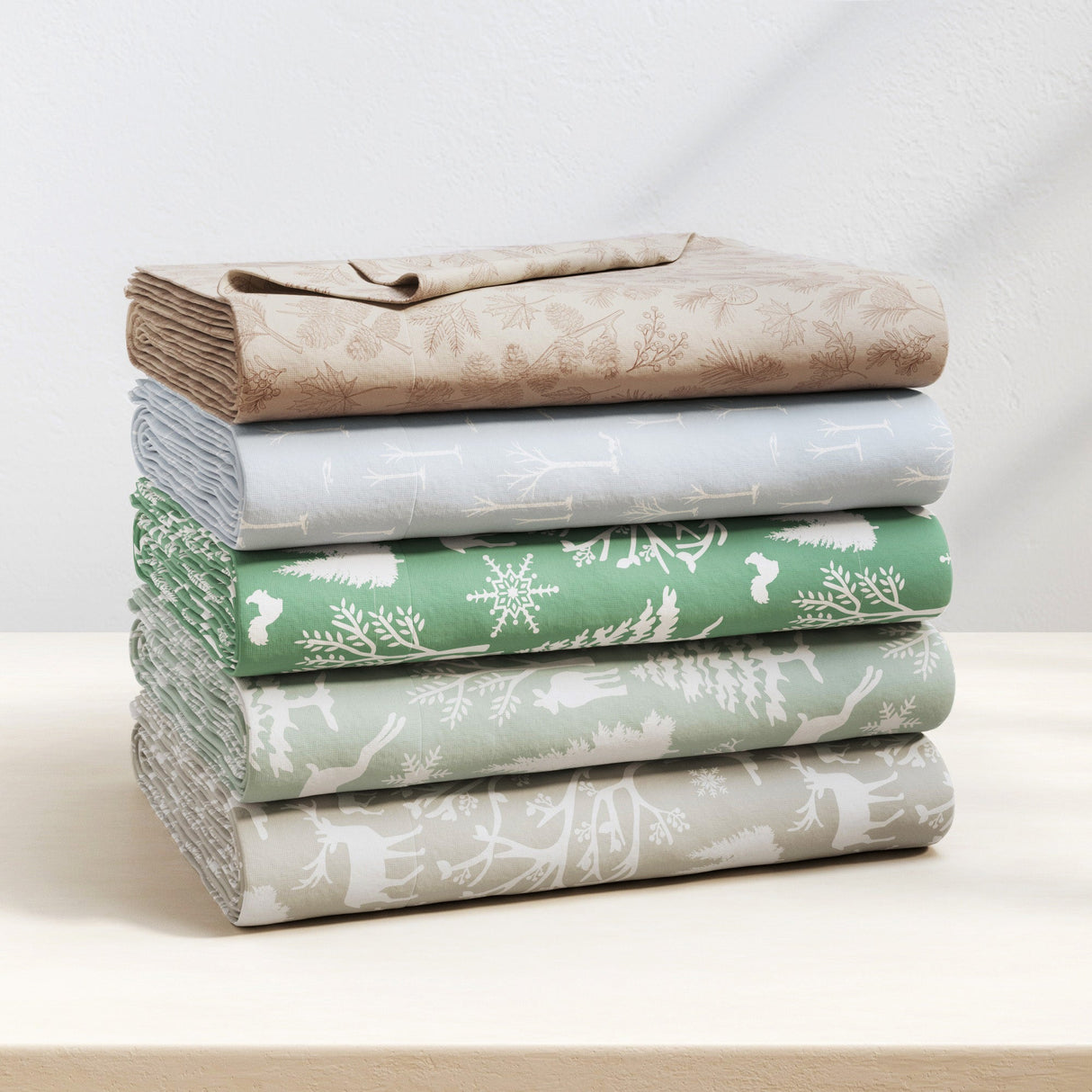 Turkish Cotton Flannel Sheet Set - Elevated Lodge Collection