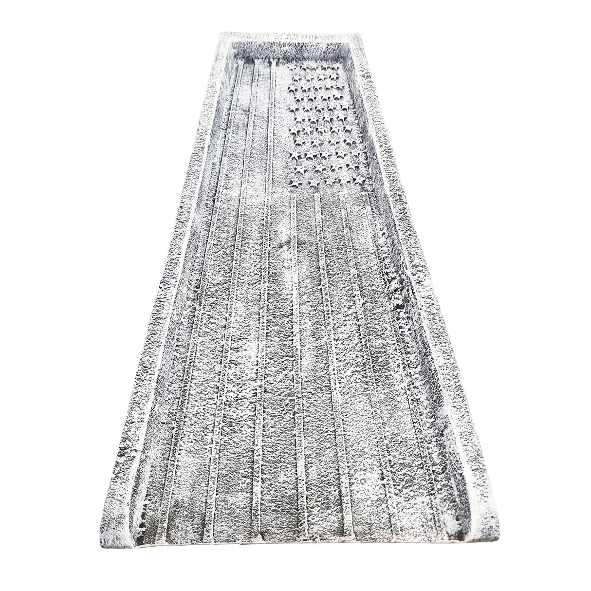 American Flag Cast Aluminum Downspout Splash Block