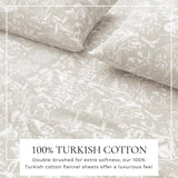Turkish Cotton Flannel Sheet Set - Elevated Holiday Collection