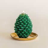 Signature Sculpted Pinecone Candle - Forest