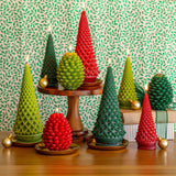 Signature Sculpted Pinecone Candle - Winterberry Frost