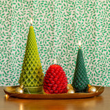 Signature Sculpted Pinecone Candle - Spicy Apple