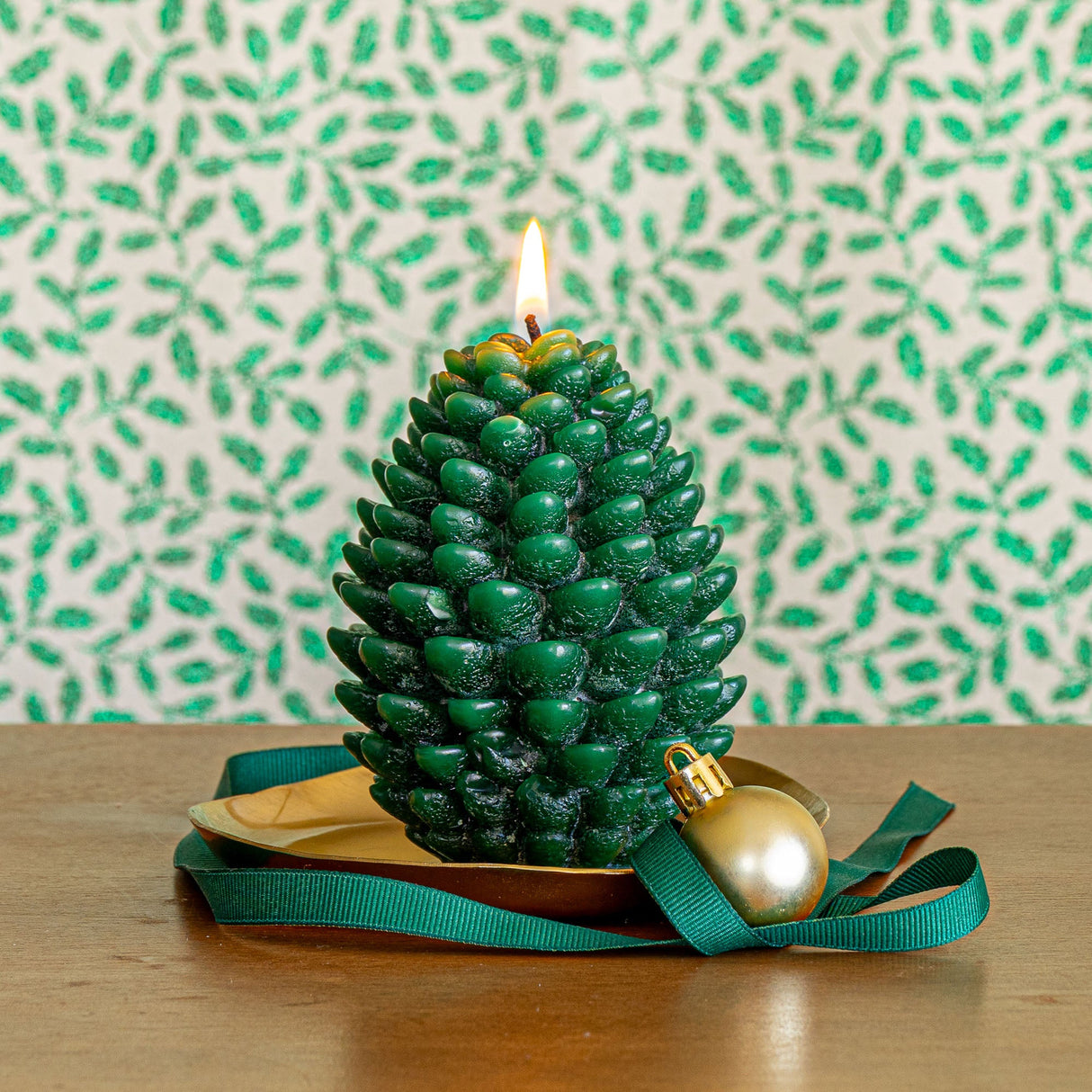 Signature Sculpted Pinecone Candle - Forest