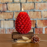 Signature Sculpted Pinecone Candle - Spicy Apple