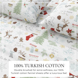 4-Piece Turkish Cotton Flannel Sheet - Whittaker Collection