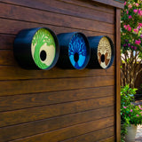ADG42 Tranquil Tree Modern Round Birdhouses with Easy Maintenance Clean Out