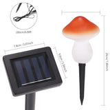 Solar Garden Decor Lights – Waterproof LED Mushroom Pathway Lamps