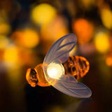 Solar String LED Lights with Bee Design for Garden, Party & Holiday Decor