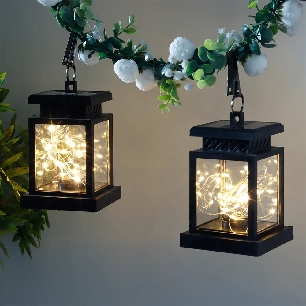 Solar Lantern Lights, Set of 2