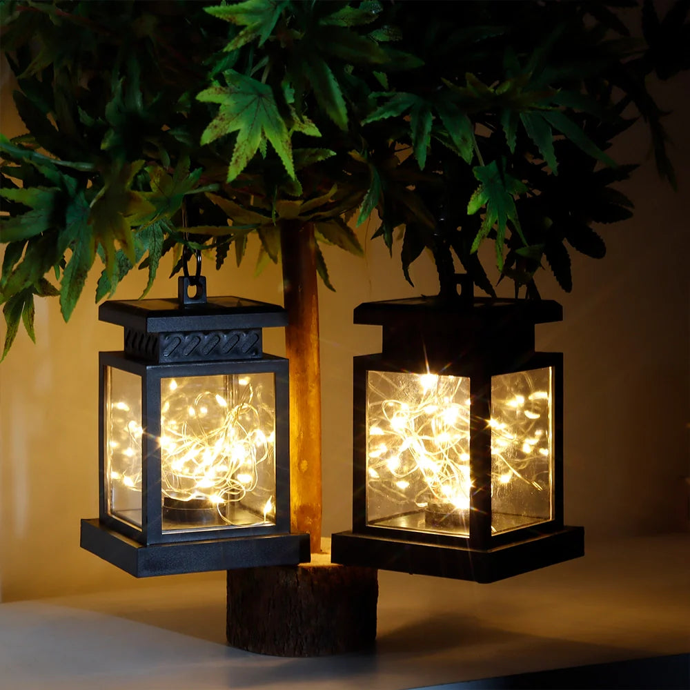 Solar Lantern Lights, Set of 2
