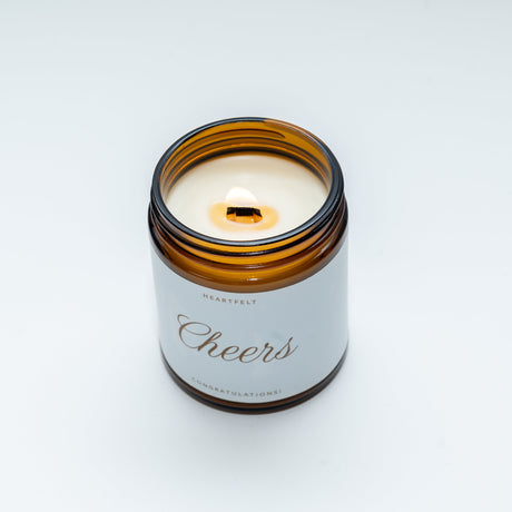 Cheers! Congratulations Jar Candle