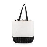 Coronado Canvas and Willow Basket Tote