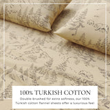 4-Piece Turkish Cotton Flannel Sheet - Stratton Collection
