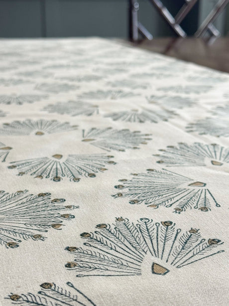 Peacock Paradise Table Runner