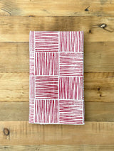 Red Striped Table Runner