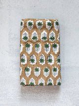 Table Throw (Ivory) - Poinsettia - Midnight, Chai, & Sage