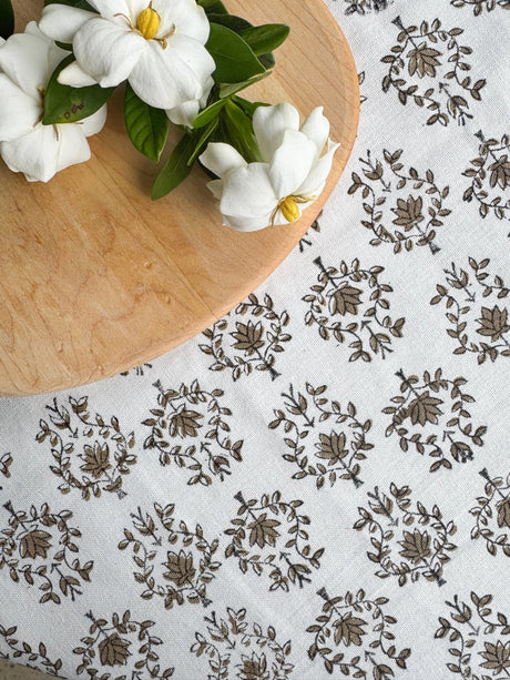 Lotus Table Throw