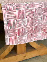Red Striped Table Runner