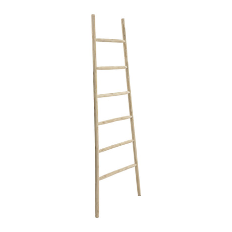 Natural Teak Branch Towel Ladder