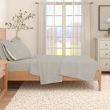 Cotton Solid Flannel Sheet - Nordic Collection
