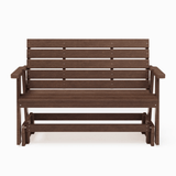 SimplyPoly Amish Made Signature Recycled Plastic Porch Glider