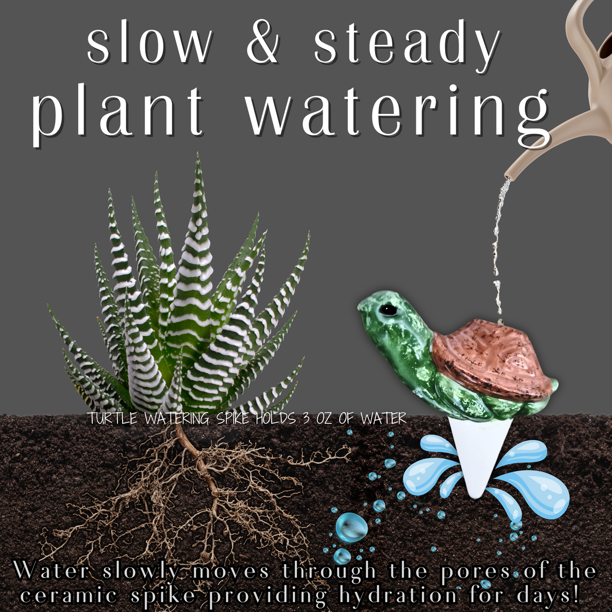 Turtle Plant Watering Spike